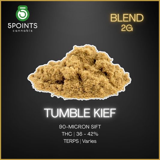 5 Points Cannabis - Tumble Kief - 2G