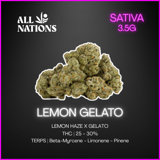 All Nations - Lemon Gelato - 3.5G