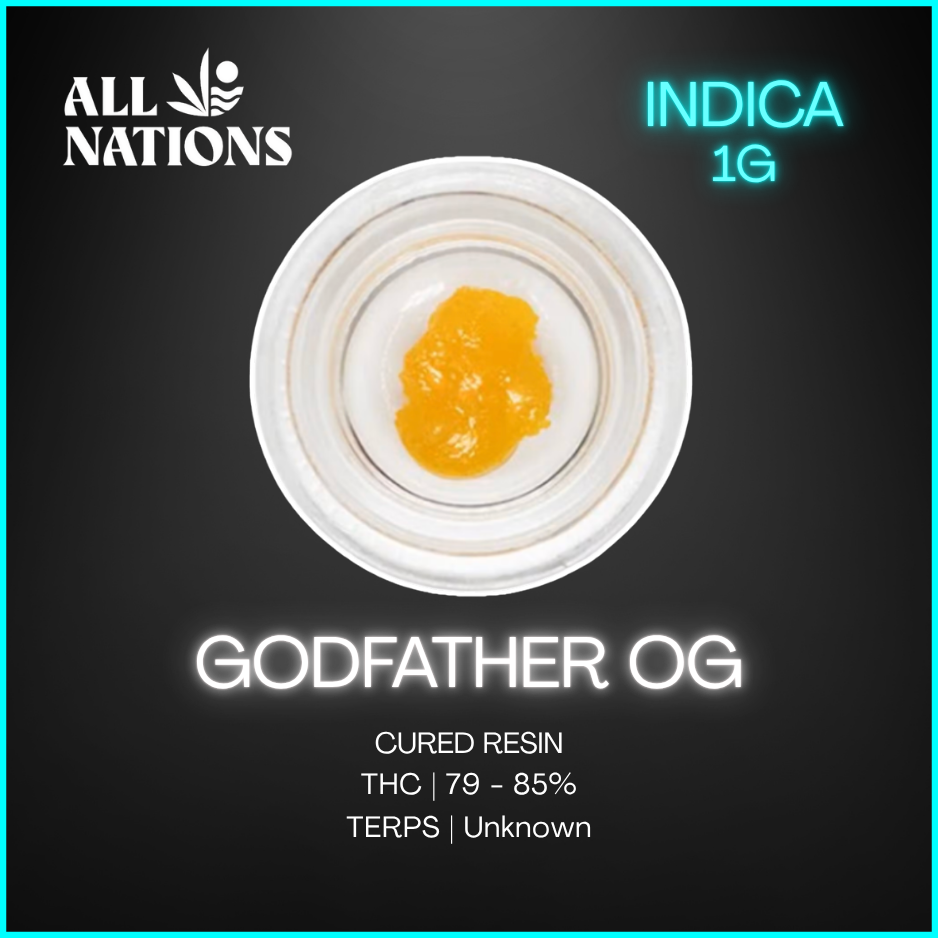 All Nations - Godfather OG Cured Resin - 1g