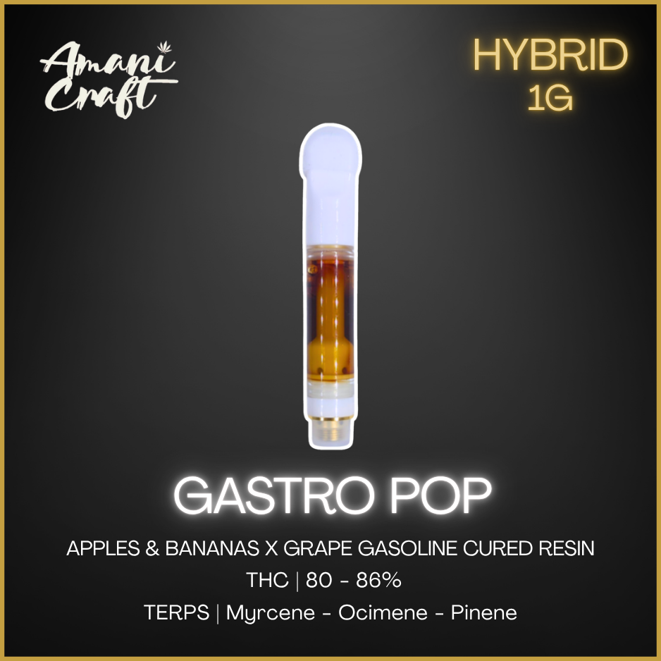 Amani - Gastro Pop Cured Resin Vape Cartridge - 1G