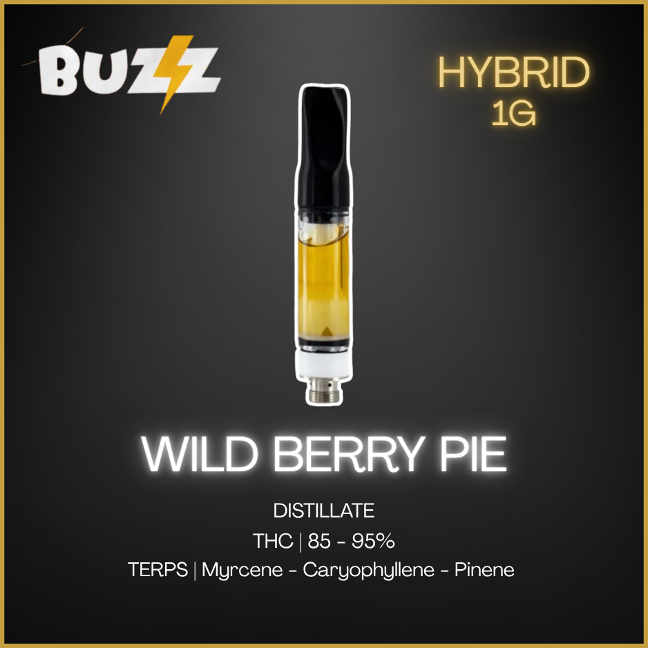 BUZZ - Wild Berry Pie - 1g Vape Cart