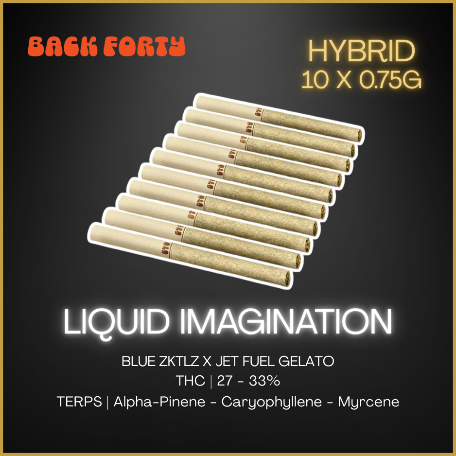 Back Forty - Backpackers Liquid Imagination Pre-Rolls Lto - 7.5G