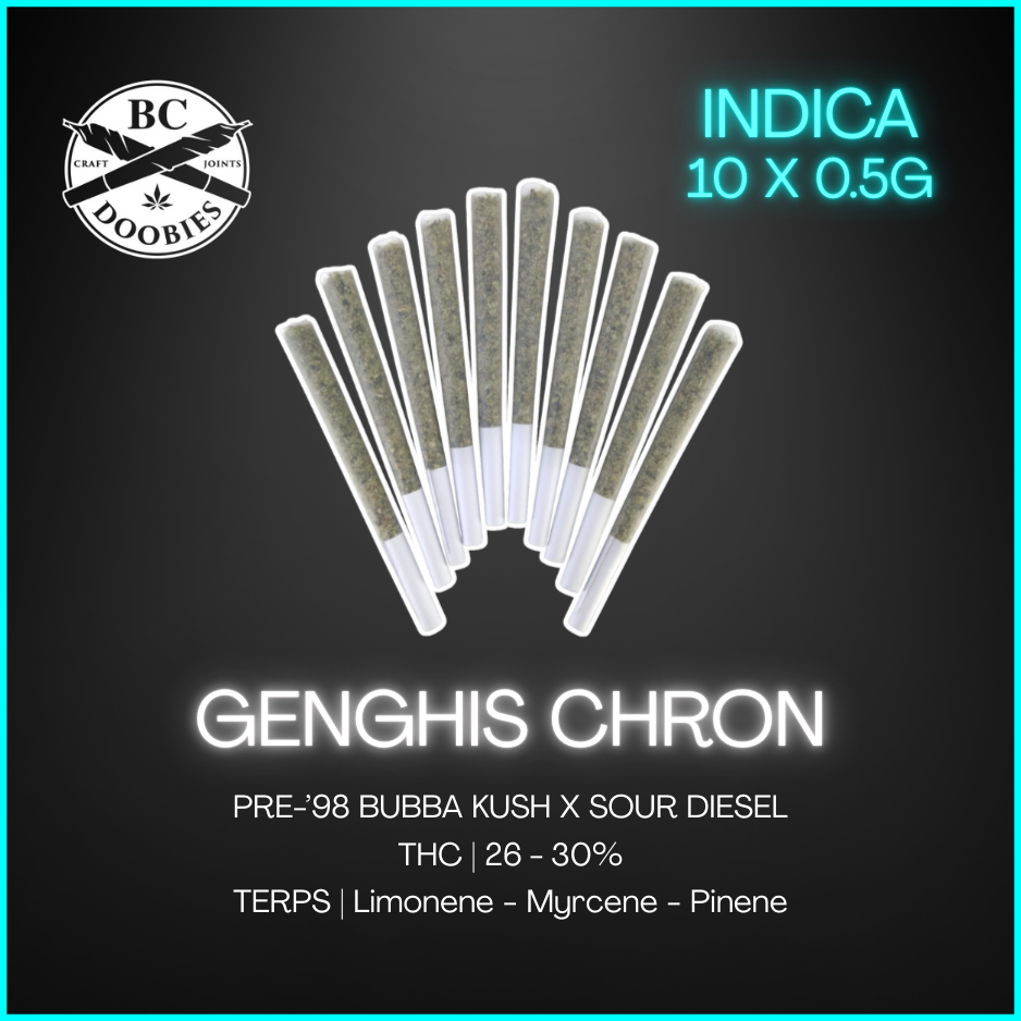 Bc Doobies - Genghis Chron Pre-Rolls - 5G