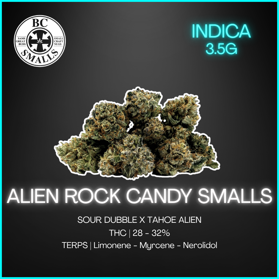 Bc Smalls - Alien Rock Candy Smalls - 3.5G