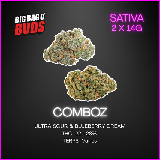 Big Bag O' Buds - Bbob Comboz Ultra Sour + Blueberry Dream Flower - 28G