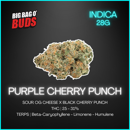 Big Bag O' Buds - Bbob Purple Cherry Punch Indica - 28G