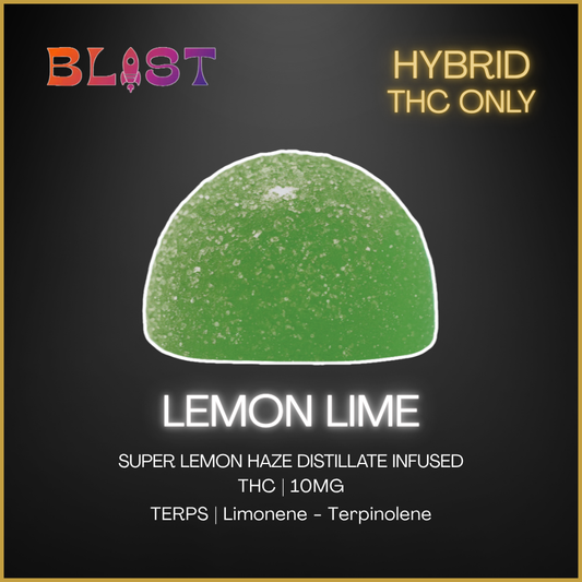 Blast - Super Lemon Haze Lemon Lime Distillate Gummy - 1pc