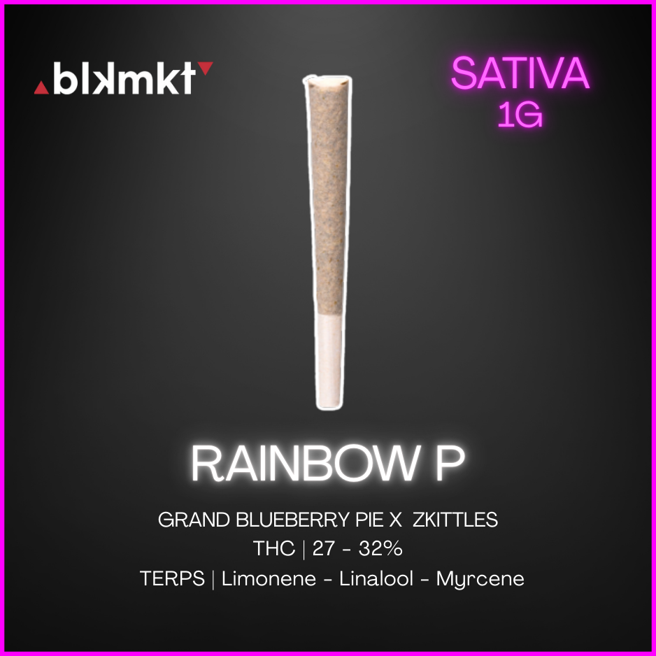 Blkmkt - Rainbow P Pre-Roll - 1G
