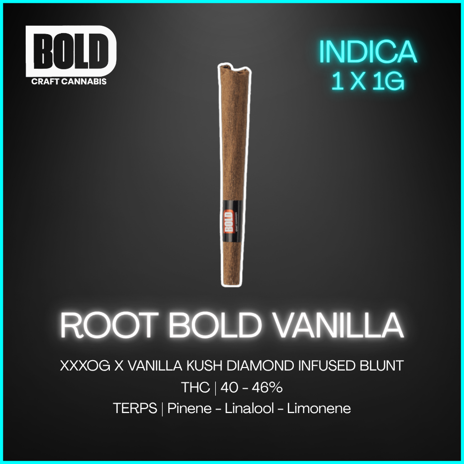 Bold - Root Bold Vanilla Diamond Infused Blunt - 1G