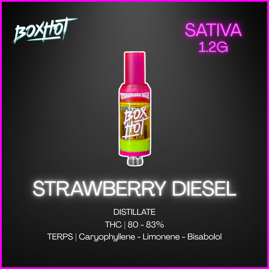 Boxhot - Strawberry Diesel 510 Vape - 1.2G