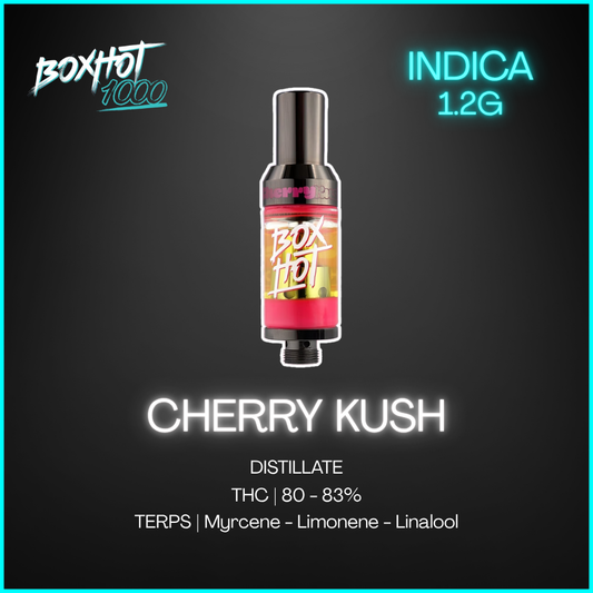 Boxhot 1000 - Cherry Kush Prefilled Vape - 1.2G