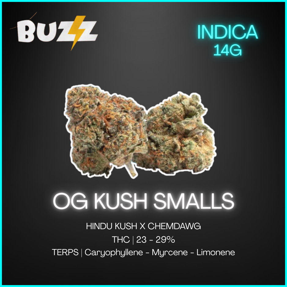 Buzz Cannabis - OG Kush Indica Smalls - 14g