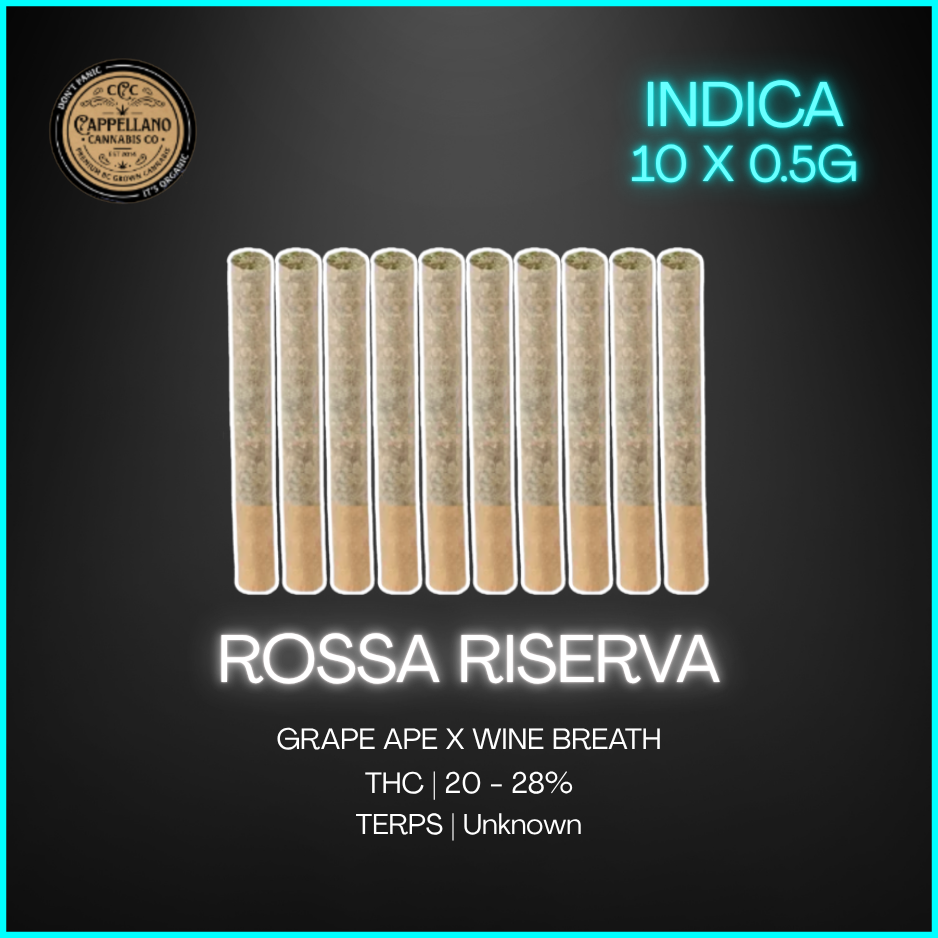 Cappellano Cannabis - Rossa Riserva Pre Rolls  - 10 x 0.5g
