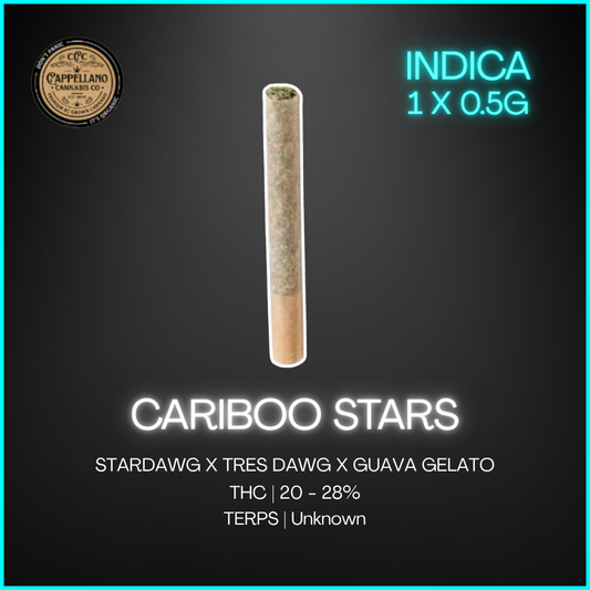 Cappello Cannabis - Cariboo Stars Preroll - 0.5g