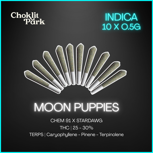 Choklit Park - Moon Puppies Pre-Rolls - 5G