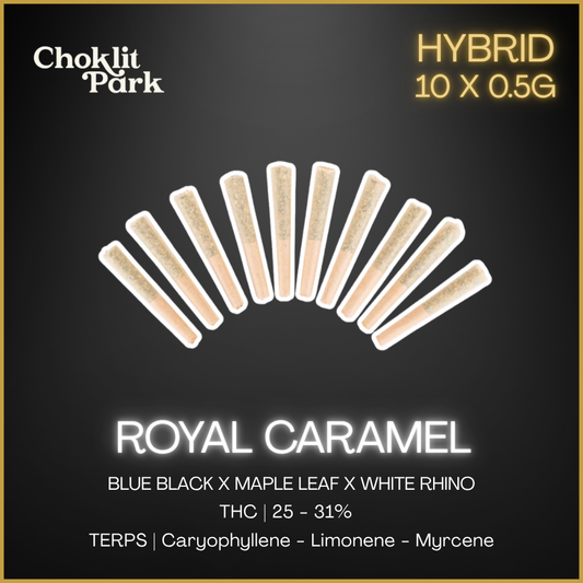 Choklit Park - Royal Caramel Prerolls - 5G