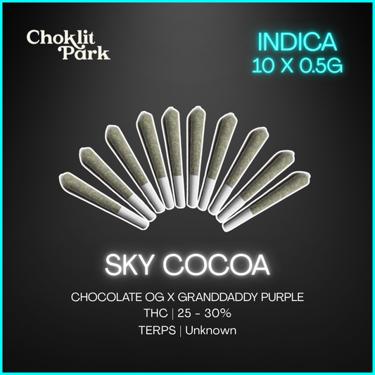 Choklit Park - Sky Cocoa Pre Rolls - 10 x 0.5g