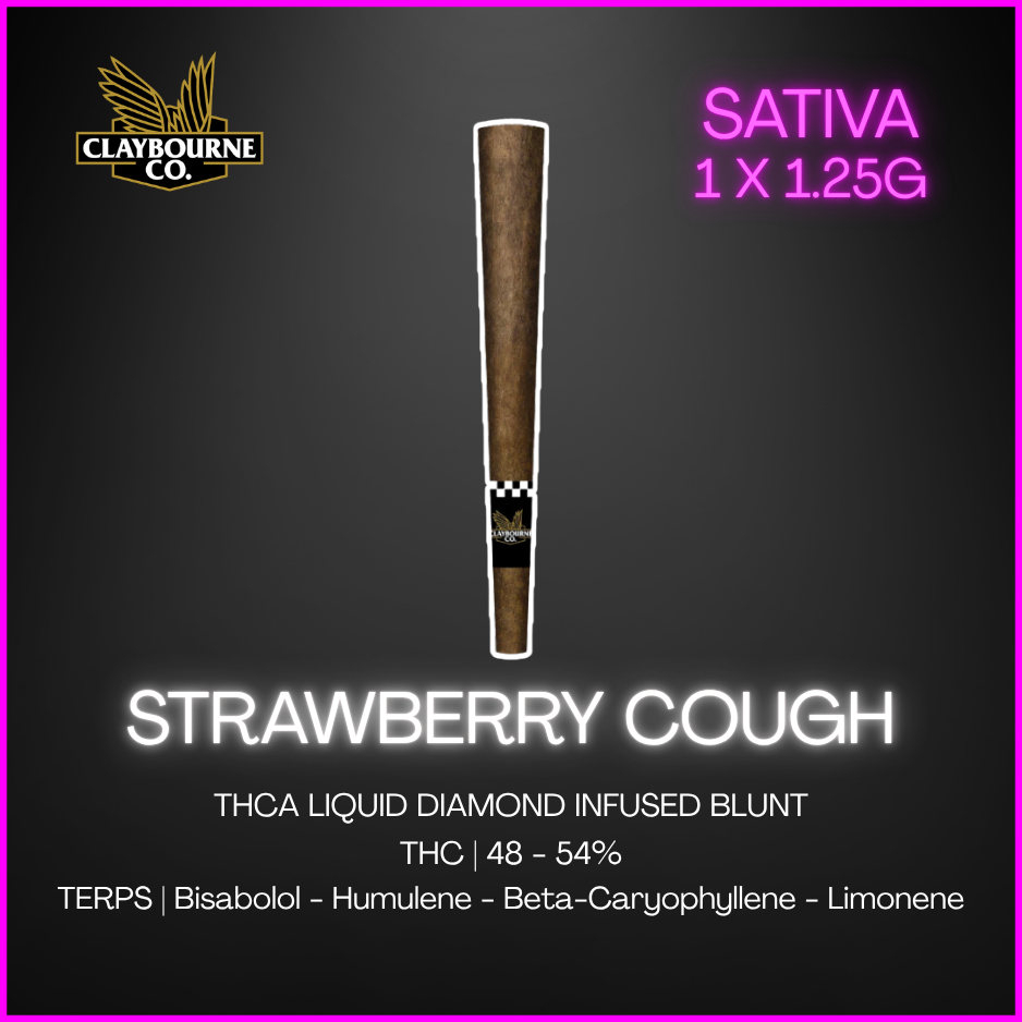 Claybourne - Claybourne Flyers Strawberry Cough Infused Blunt - 1.25G