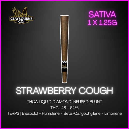 Claybourne - Claybourne Flyers Strawberry Cough Infused Blunt - 1.25G