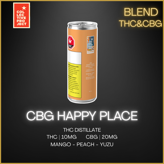 Collective Project - Cbg Happy Place Mango, Peach & Yuzu - 355Ml