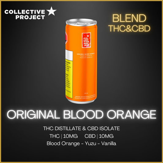 Collective Project - Blood Orange, Yuzu & Vanilla Sparkling Juice - 355Ml