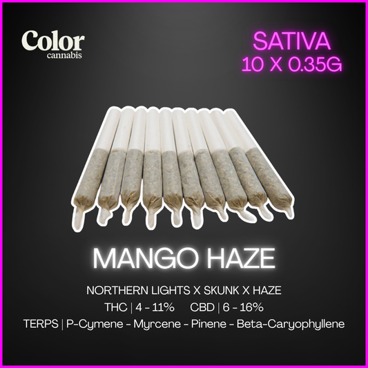 Color Cannabis - Mango Haze Pre-Rolls - 3.5G