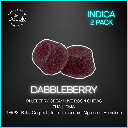 Dabble Cannabis Co. - Dabbleberry Live Rosin Chews - 8G