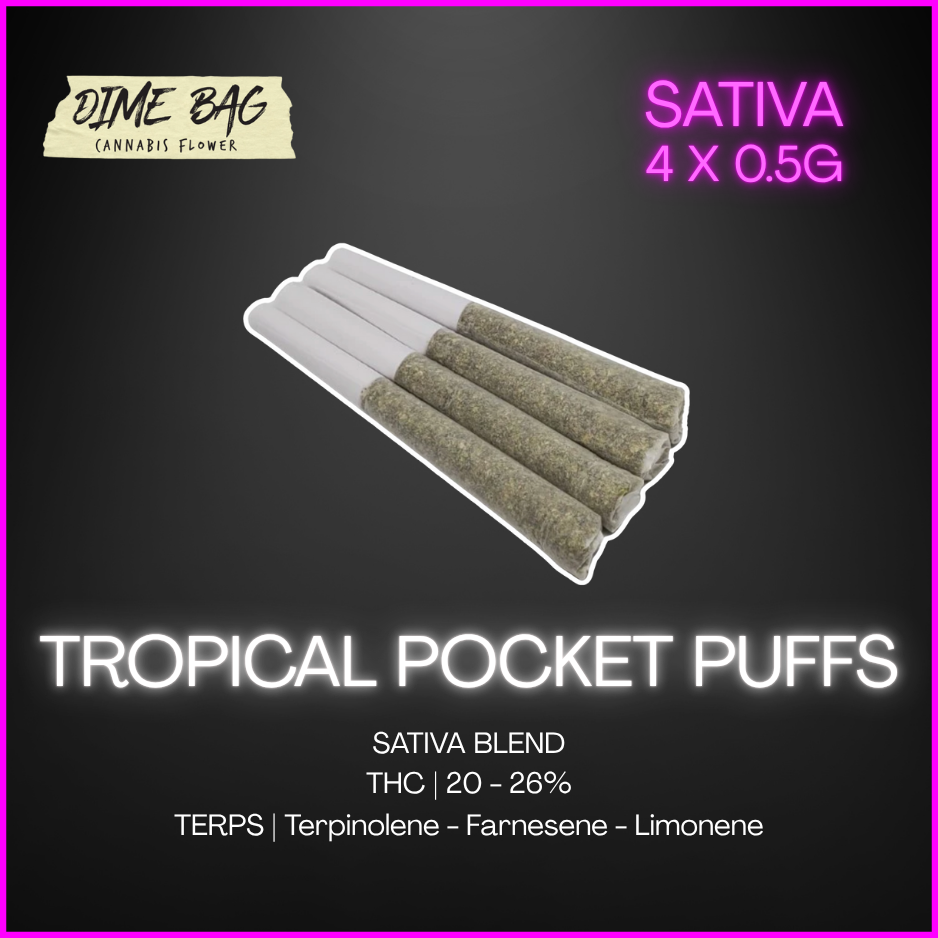Dime Bag - Tropical Pocket Puffs Pre-Rolls