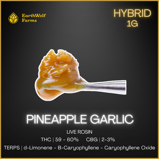 Earthwolf Farms - Pineapple Garlic Rosin - 1g