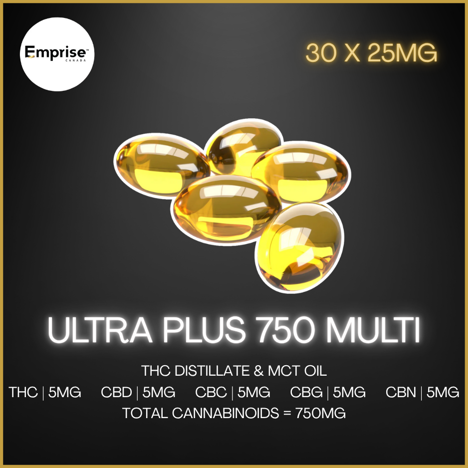 Emprise Canada - Ultra Plus 750 Mg Multicannabinoid Softgels - 10.2G