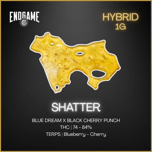Endgame - Blue Dream X Black Cherry Punch Shatter - 1G