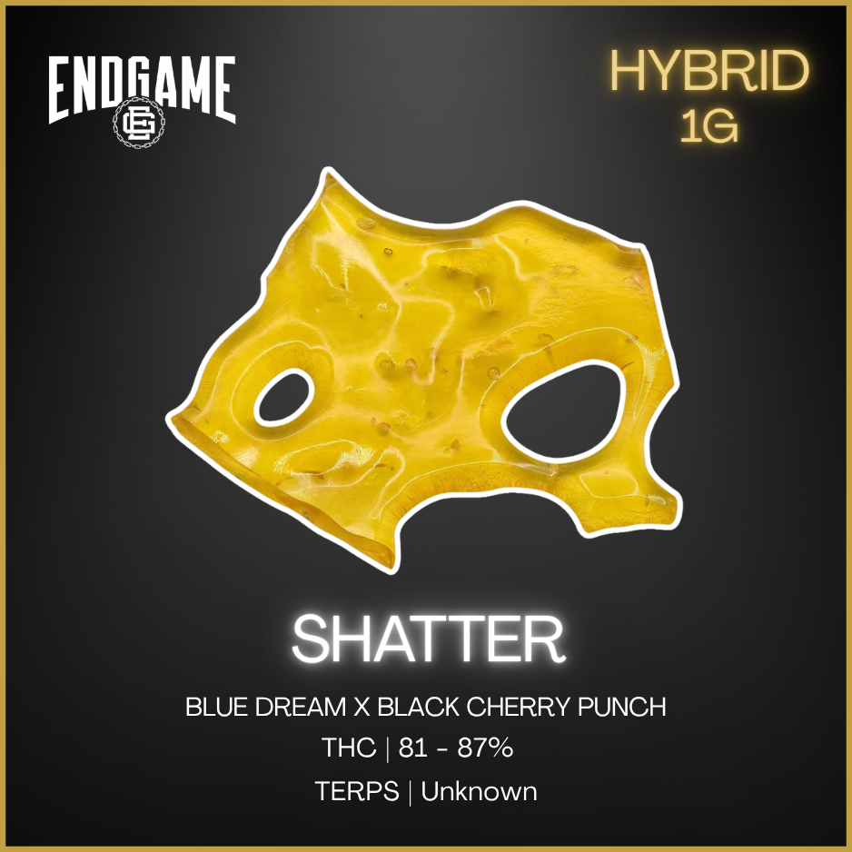 Endgame - Blue Dream X Black Cherry Punch Shatter - 6074 - 1G