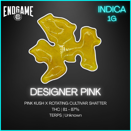 Endgame - Designer Pink Shatter - 6166 - 1G