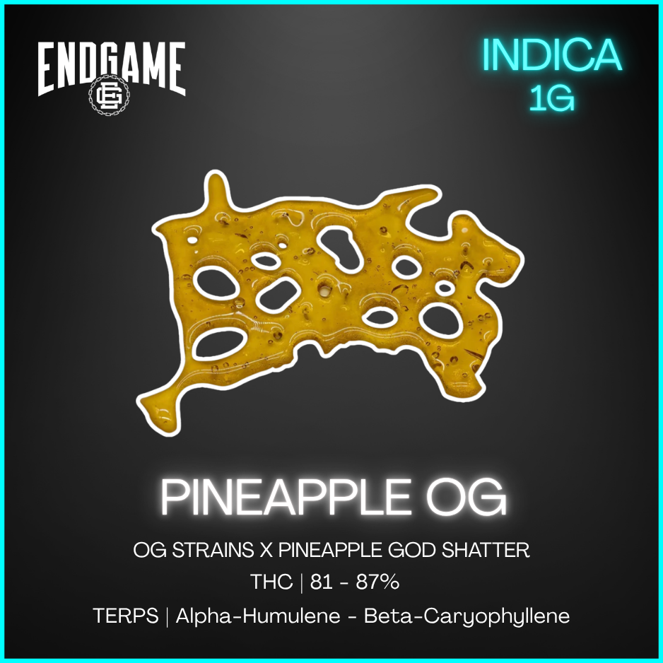 Endgame - Pineapple Og Shatter - 6098 - 1G