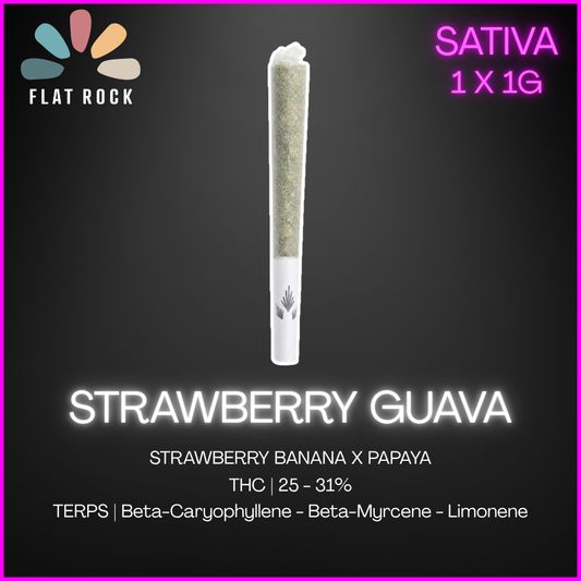 Flat Rock - Strawberry Guava Prerolls - 1G