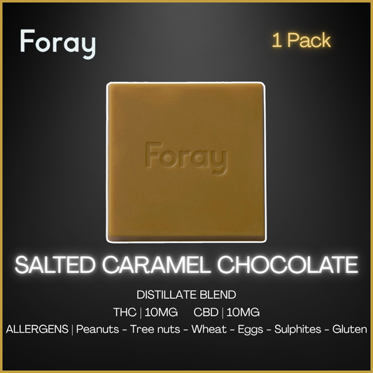Foray - Salted Caramel Chocolate Square 1:1 - 10G