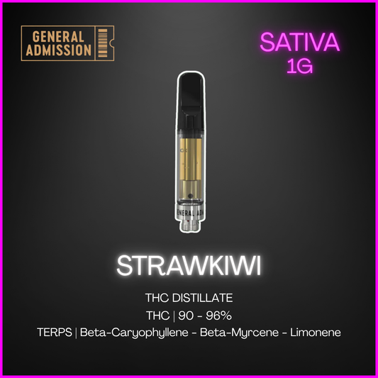 General Admission - Strawkiwi 510 Thread Cartridge 0.95G - 0.95G