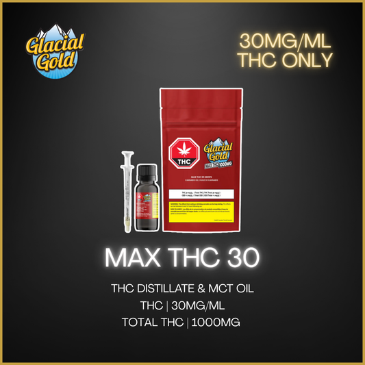 Glacial Gold - Max Thc 30 Drops - 33.3G