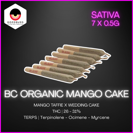 Good Buds - Bc Organic Mango Cake Pre Rolls - 3.5G