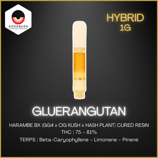 Good Buds - Gluerangutan Cured Resin Cartridge - 1G