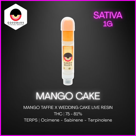 Good Buds - Mango Cake Live Resin Cartridge - 1G