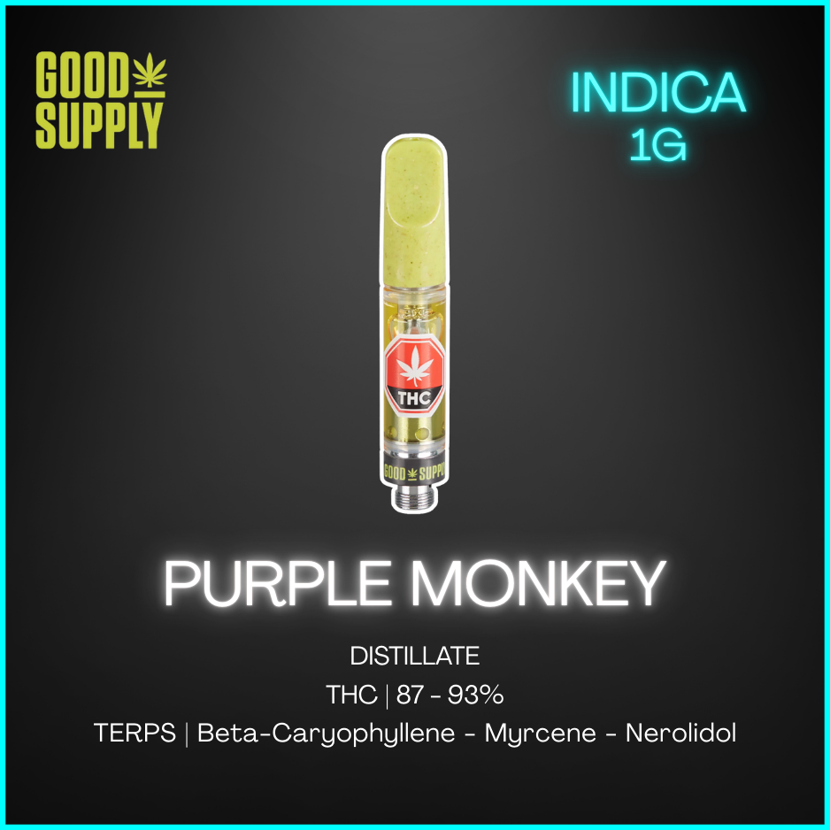 Good Supply - Purple Monkey 510 Cartridge - 1G