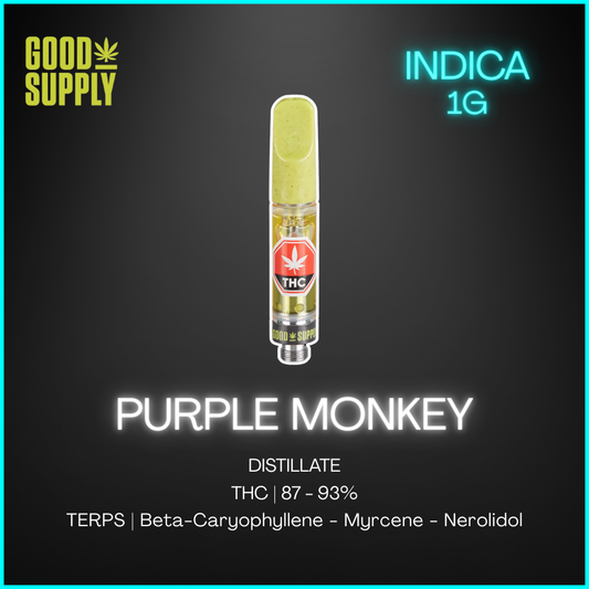 Good Supply - Purple Monkey 510 Cartridge - 1G