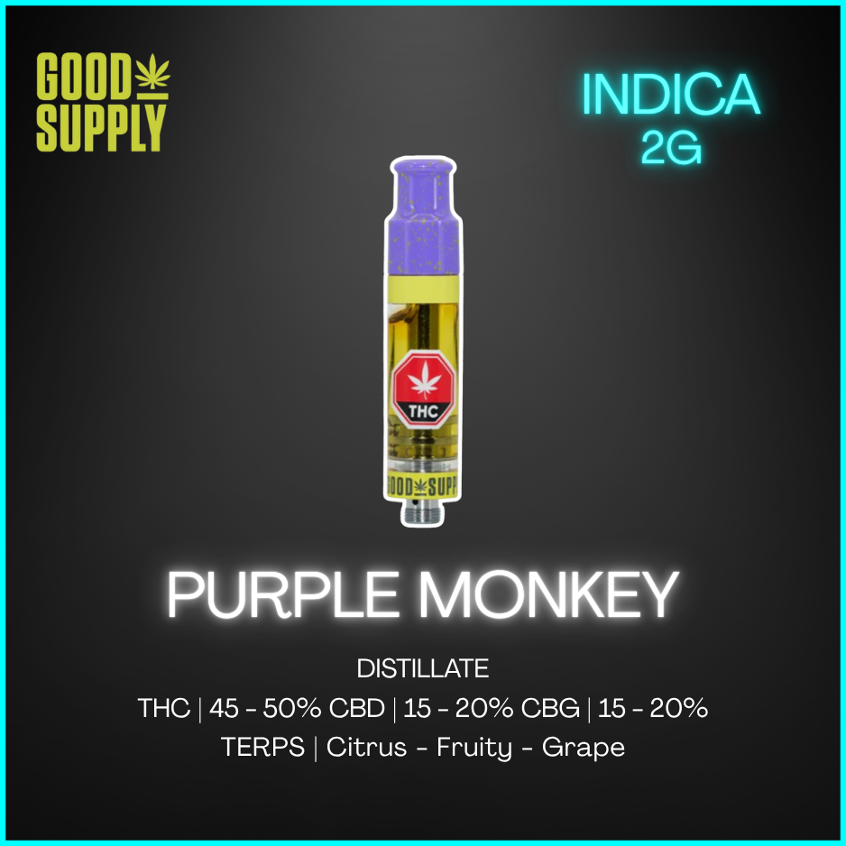 Good Supply - Purple Monkey Cartridge - 2G