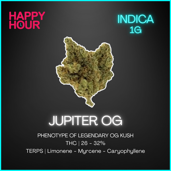 Happy Hour - Happy Hour Jupiter Og Indica - 1G – Pineapple Victoria