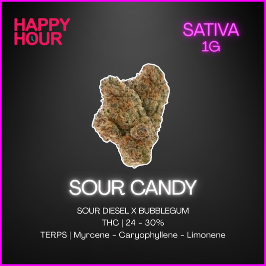 Happy Hour - Happy Hour Sour Candy Sativa - 1G