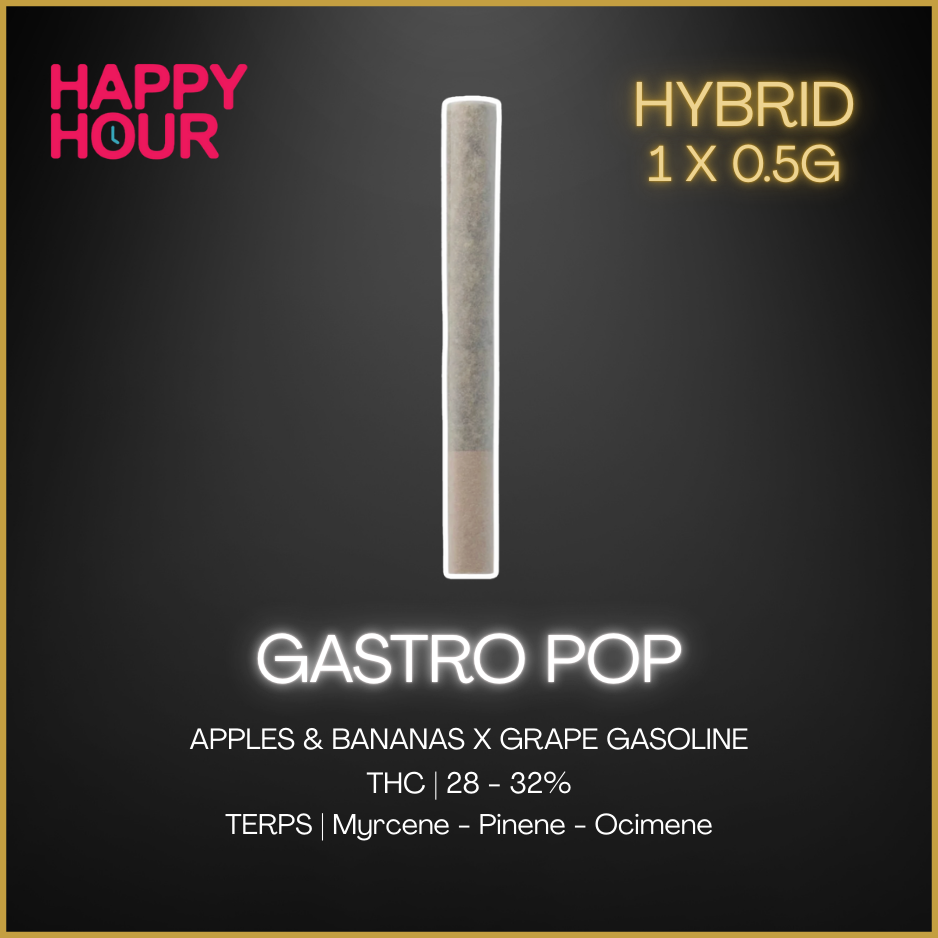 Happy Hour - Midday Mix Gastro Pop Pre Roll - 0.5g