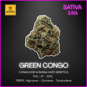 High Quadz - Green Congo - 0096 - 3.5G