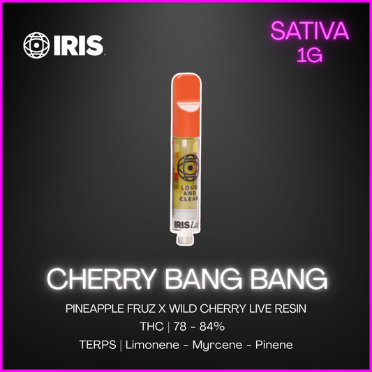 Iris Labs - Cherry Bang Bang Live Resin 510 Thread Cartridge - 1G