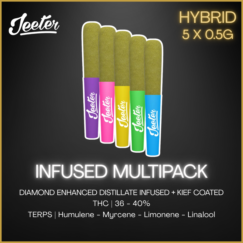 Jeeter - Baby Jeeter Multi-Pack Infused Pre-Rolls - 2.5G